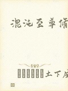 混沌至尊修神记