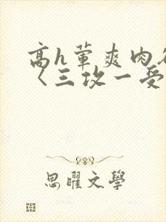 高h荤爽肉欲文〈三攻一受〉视频