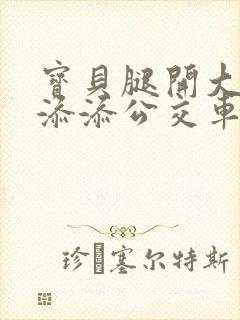 宝贝腿开大点我添添公交车