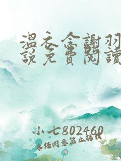 温衣念谢羽渊小说免费阅读