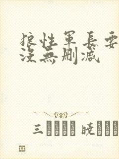 狼性军长要够了没无删减