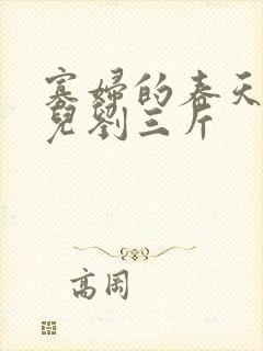 寡妇的春天白花儿刘三斤