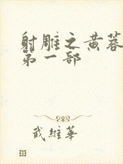 射雕之黄蓉新传第一部