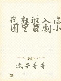 我想进入你的花园里日剧小说