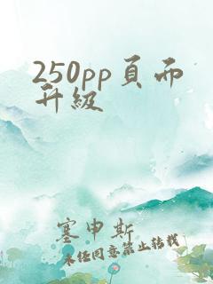 250pp页面升级