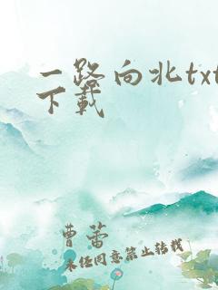 一路向北txt下载