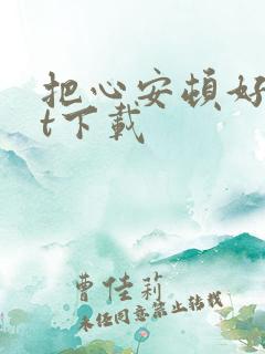 把心安顿好txt下载