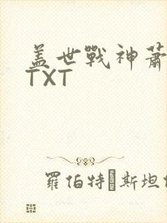 盖世战神萧破天TXT