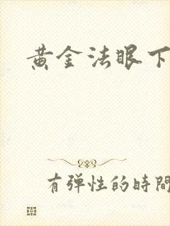黄金法眼下载
