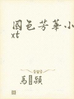 国色芳华小说txt