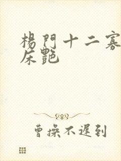 杨门十二寡妇肉床艳