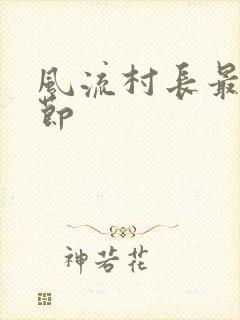 风流村长最新章节