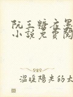 阮玉糖夜墨柏的小说免费阅读