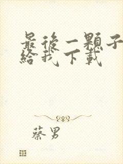 最后一颗子弹留给我下载