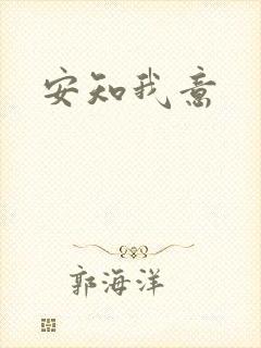 安知我意