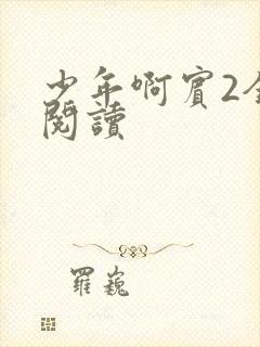 少年啊宾2全文阅读
