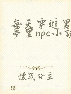 每天穿进男神的梦里npc小说txt