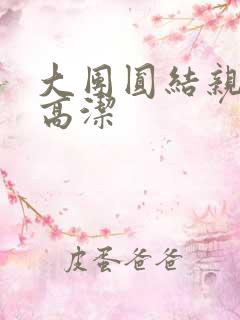 大团圆结亲情会高洁