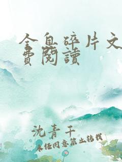 全息碎片文轩免费阅读