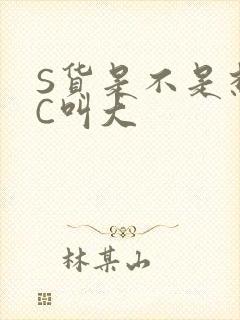 S货是不是想挨C叫大