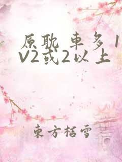原耽 车多 1V2或2以上