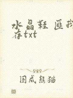 水晶鞋 匪我思存txt