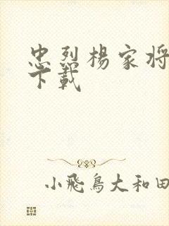 忠烈杨家将高清下载