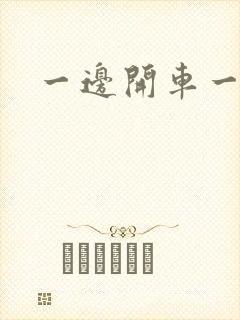 一边开车一边做