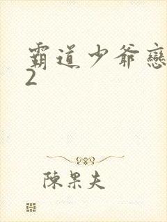 霸道少爷恋上我2