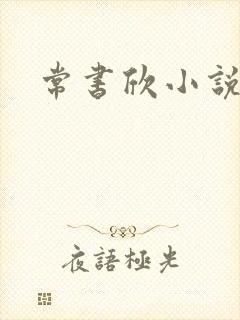 常书欣小说