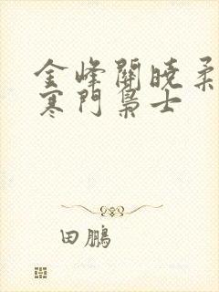 金峰关晓柔小说寒门枭士