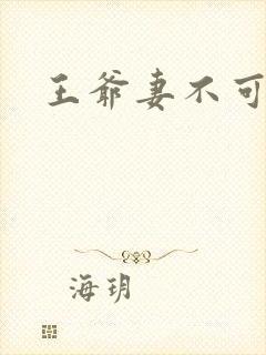 王爷妻不可欺