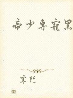 帝少专宠黑道妻