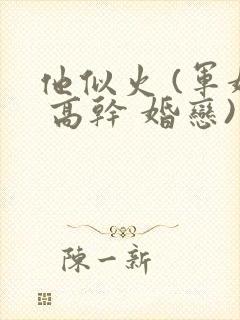 他似火 (军婚 高干 婚恋)小说免费阅读