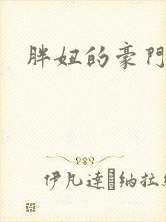 胖妞的豪门之旅