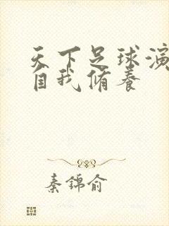 天下足球演员的自我修养