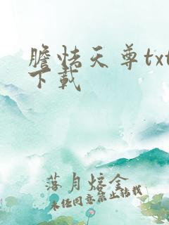 胆怯天尊txt下载