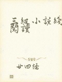 三级小说线全文阅读