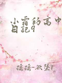 小霜的高中成长日记9