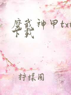魔武神甲txt下载
