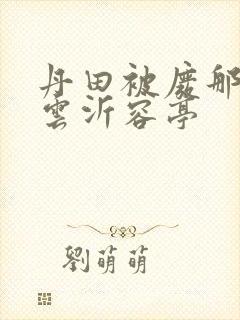 丹田被废那些年云沂容亭