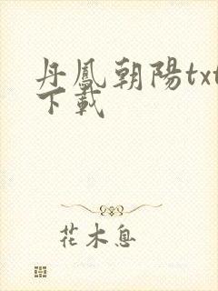 丹凤朝阳txt下载