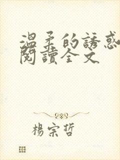 温柔的诱惑小说阅读全文