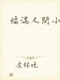 福满人间小说