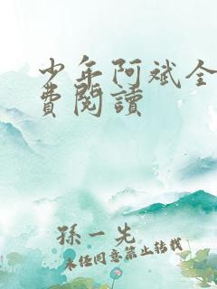 少年阿斌全文免费阅读