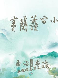 方晴萧雷小说免费阅读