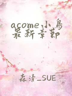acome小鸟最新章节