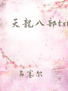 天龙八部txt