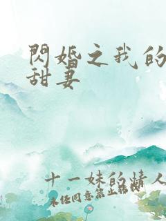 闪婚之我的惹火甜妻