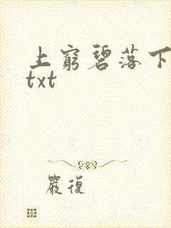 上穷碧落下黄泉txt